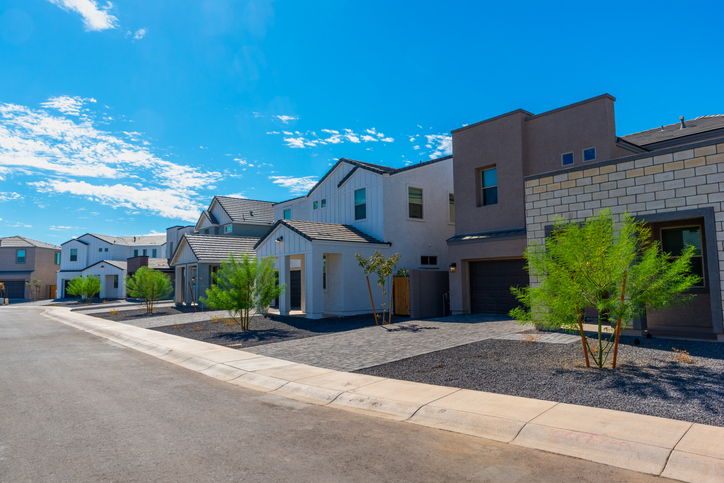 Suburban homes in the Phoenix metro.