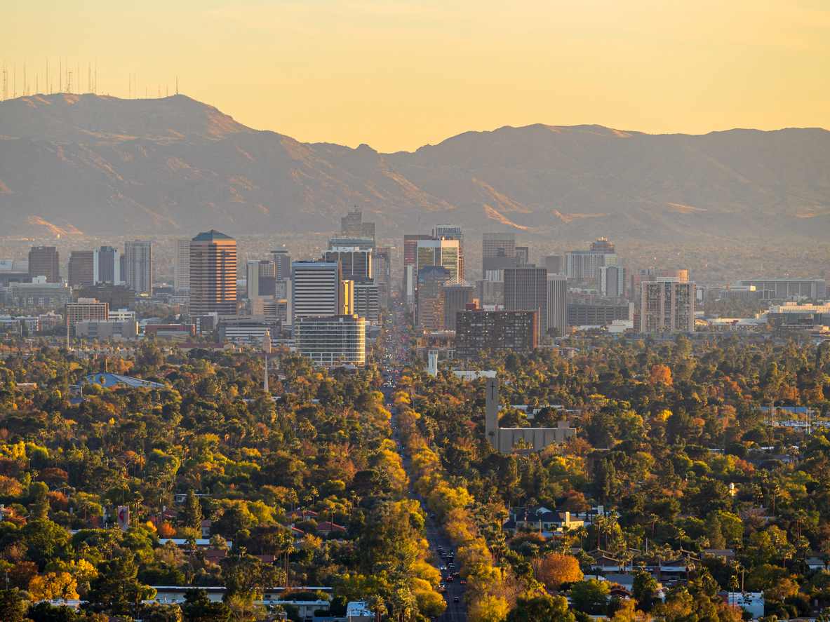A beautiful neighborhood sitting next to downtown Phoenix in the Valley.